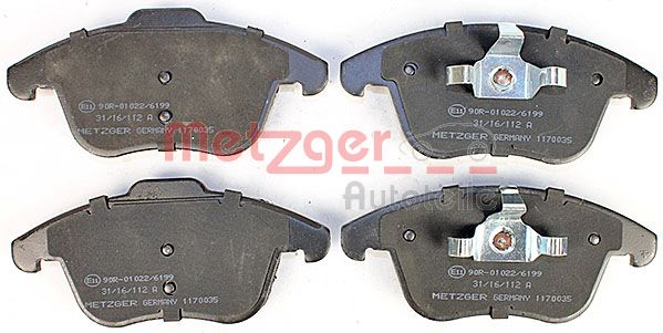 METZGER 1170035 GREENPARTS Bremsbelagsatz, Scheibenbremse